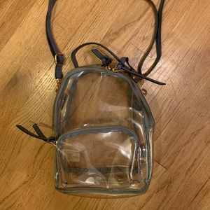 Vintage 90’s plastic clear purse/backpack
